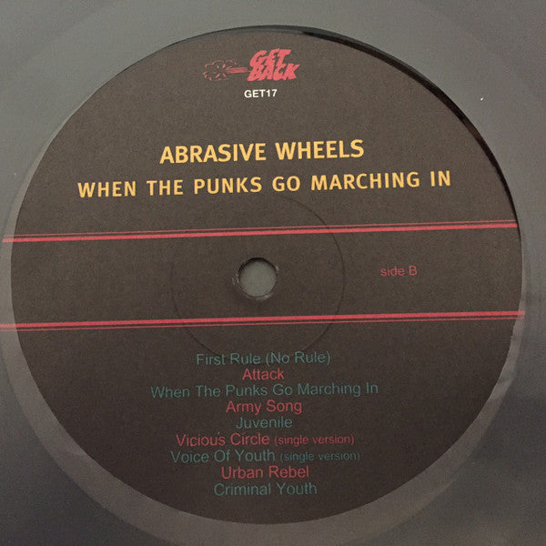 Abrasive Wheels : When The Punks Go Marching In ! (LP, Album, RE)