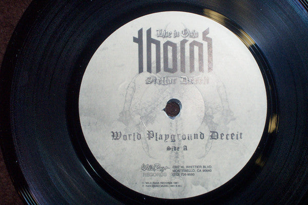 Thorns : Stellar Deceit: Live In Oslo (7", Unofficial)