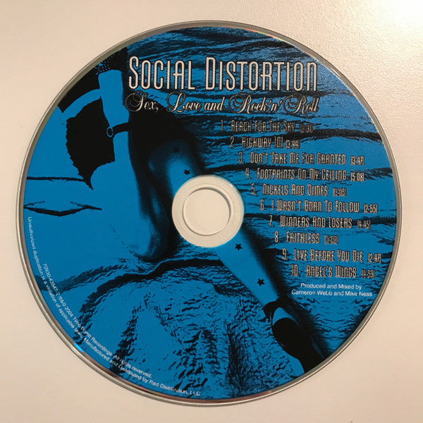 Social Distortion : Sex, Love And Rock 'n' Roll (CD, Album, RP)