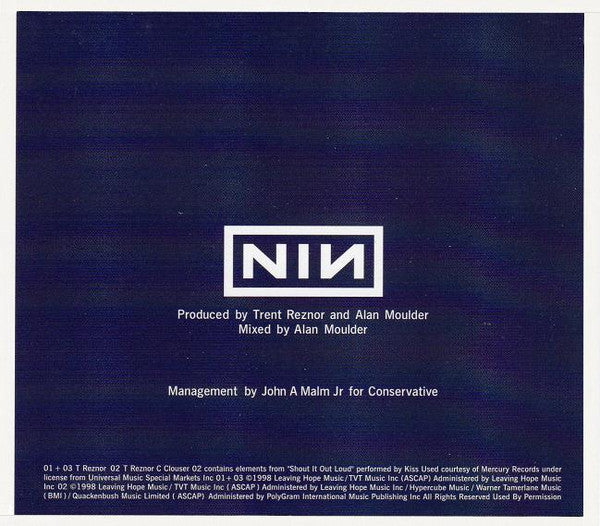 Nine Inch Nails : The Day The World Went Away (CD, Single, Dig)