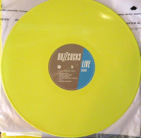 Buzzcocks : Live 1990 & 1992 (LP, Album, RE, Gre + LP, Album, RE, Yel + Comp, 18)