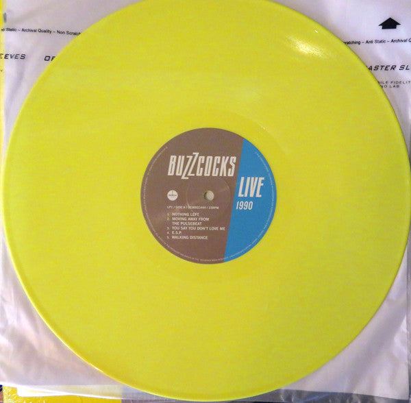 Buzzcocks : Live 1990 & 1992 (LP, Album, RE, Gre + LP, Album, RE, Yel + Comp, 18)