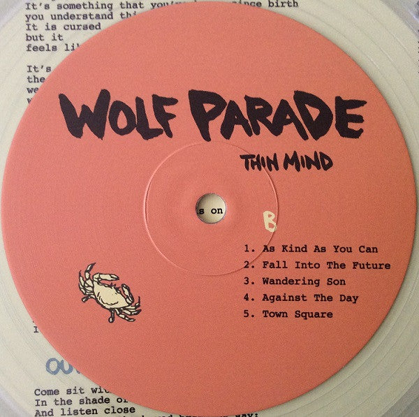 Wolf Parade : Thin Mind (LP, Album, Ltd, Cle)
