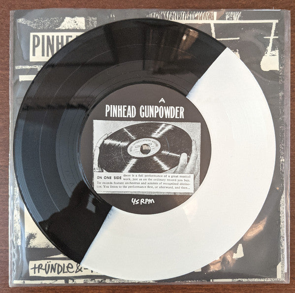 Pinhead Gunpowder : Trundle & Spring E.P. (7", EP, Ltd, RE, Whi)
