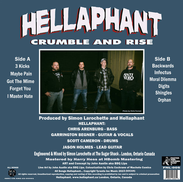 Hellaphant : Crumble And Rise (LP, Album)