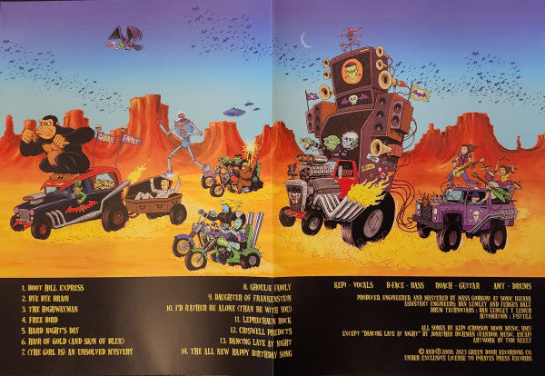 Groovie Ghoulies : Travels With My Amp (LP, Album, RE, RM, Neo)