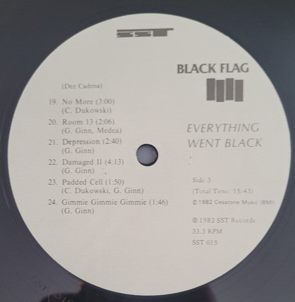 Black Flag : Everything Went Black (2xLP, Comp, RE)