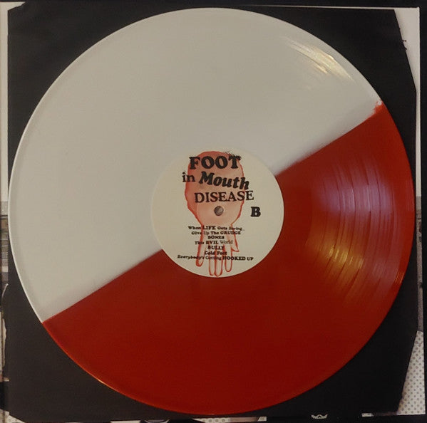 Gob (3) : Foot In Mouth Disease (LP, Album, Whi + 7", Single, Red + Ltd, RE, 20t)