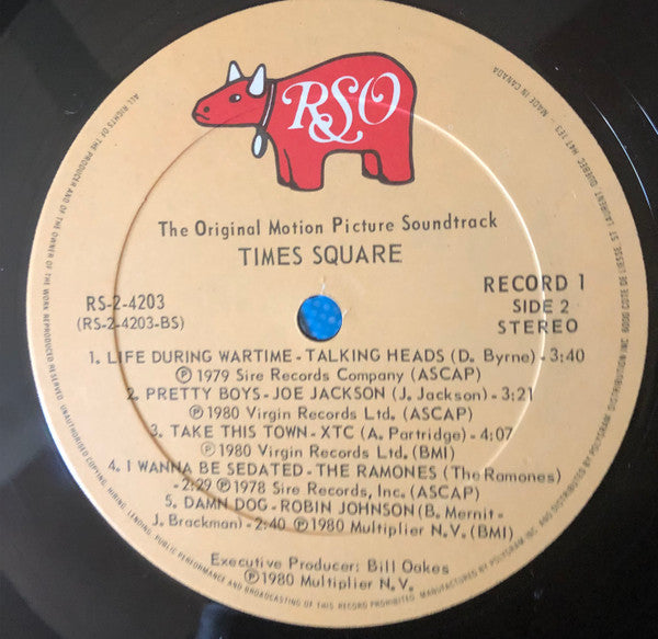 Various : The Original Motion Picture Soundtrack "Times Square" (2xLP, Comp, Gat)