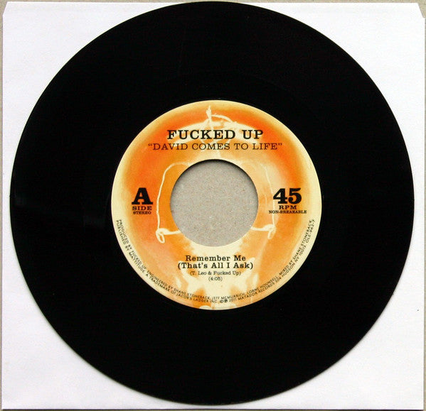 Fucked Up : Remember Me (7", Single, Ltd)