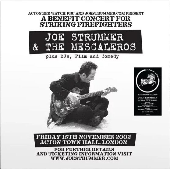 Joe Strummer & The Mescaleros : Live At Acton Town Hall (2xLP, Album, RE, RM)