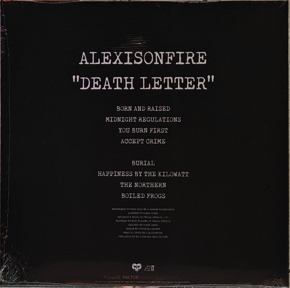 Alexisonfire : Death Letter (12", EP, Ltd, Mil)