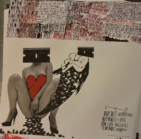 The Distillers : Coral Fang (LP, Album, RE, Red)