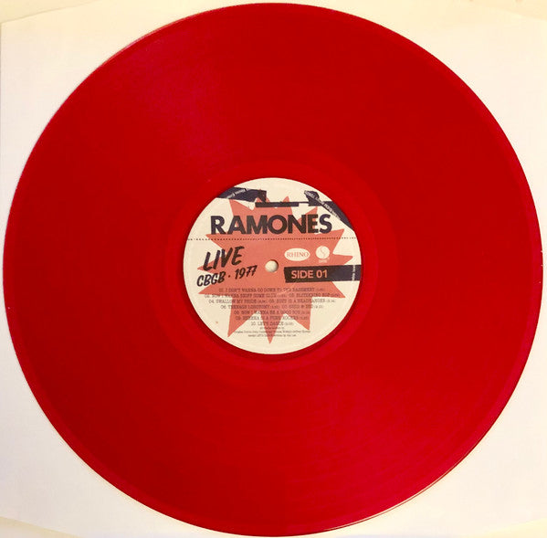 Ramones : Live (CBGB • 1977) (LP, RSD, Ltd, RE, Red)