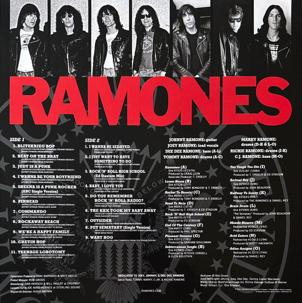 Ramones : Greatest Hits (LP, Comp, RE, Cle)