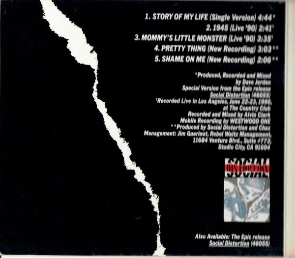 Social Distortion : Story Of My Life... And Other Stories (CD, Single)