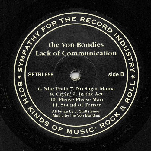 The Von Bondies : Lack Of Communication (LP, Album)
