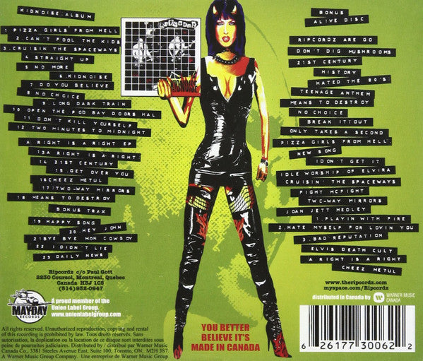 Ripcordz : Dead or Alive in '92 (2xCD, Comp)