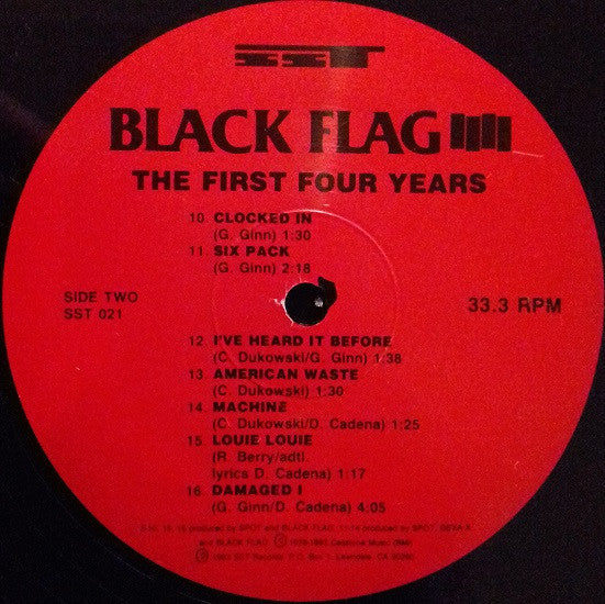 Black Flag : The First Four Years (LP, Comp, RP)