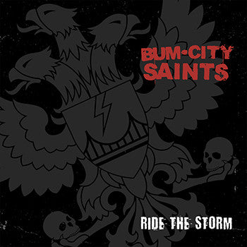 Bum City Saints : Ride The Storm (7", EP, Whi)