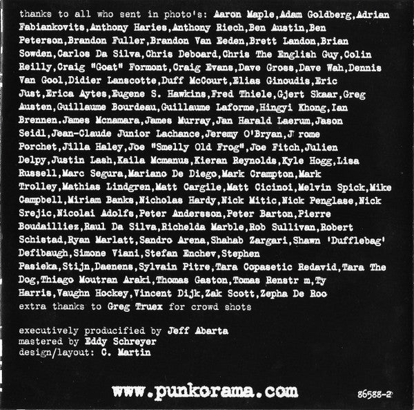 Various : Punk O Rama #5 (CD, Comp)