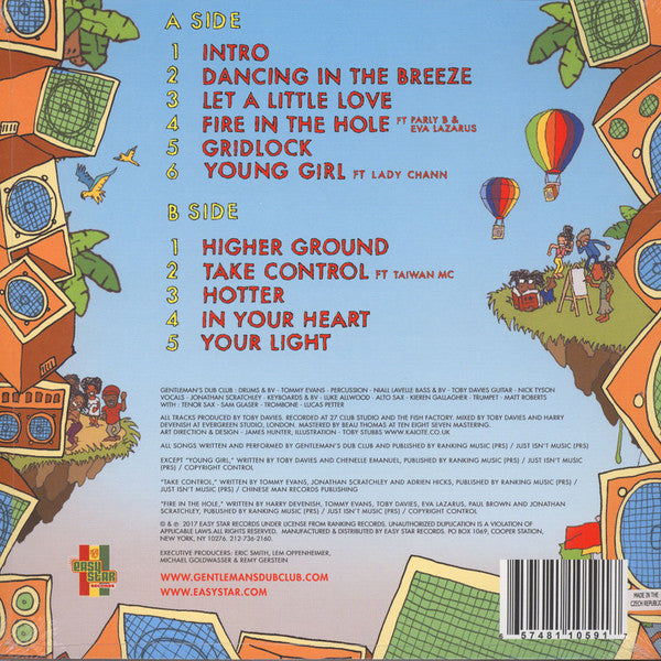 Gentleman's Dub Club : Dubtopia  (LP, Album, Ltd, Cle)