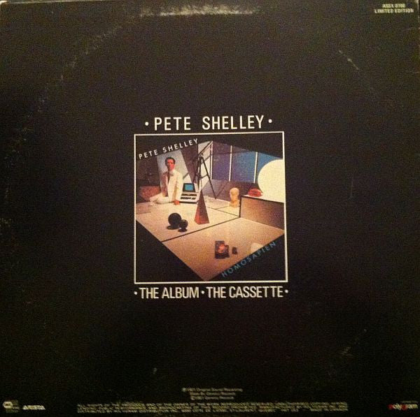 Pete Shelley : Witness The Change / I Don't Know What It Is / Homosapien (Dance Party Dub Mix) (12", Single, Ltd)