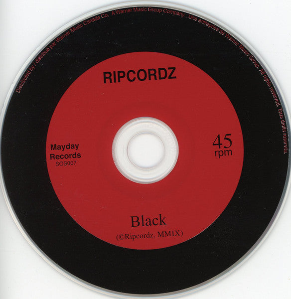 Ripcordz : Black (CD, Album)