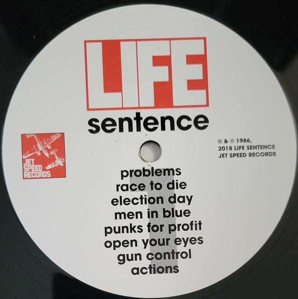 Life Sentence : Life Sentence (LP, Album, Ltd, RE)