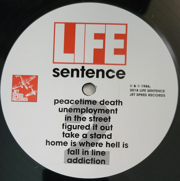 Life Sentence : Life Sentence (LP, Album, Ltd, RE)