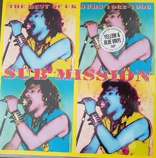 UK Subs : Sub Mission (The Best Of UK Subs 1982-1998) (LP, Yel + LP, Blu + RSD, Comp, Ltd)