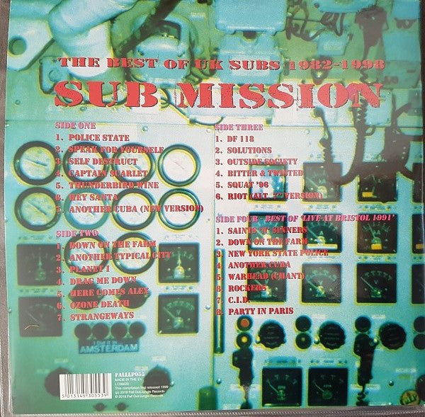 UK Subs : Sub Mission (The Best Of UK Subs 1982-1998) (LP, Yel + LP, Blu + RSD, Comp, Ltd)