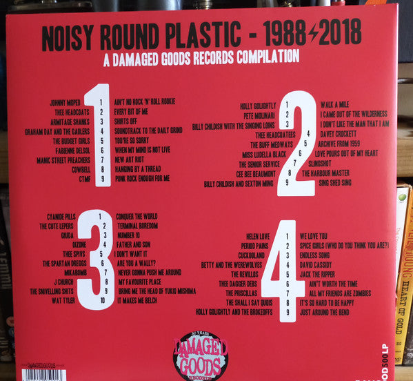Various : Noisy Round Plastic - 1988 - 2018 (2xLP, Comp)