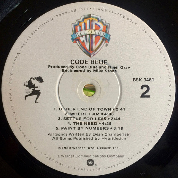 Code Blue (5) : Code Blue (LP, Album, Win)