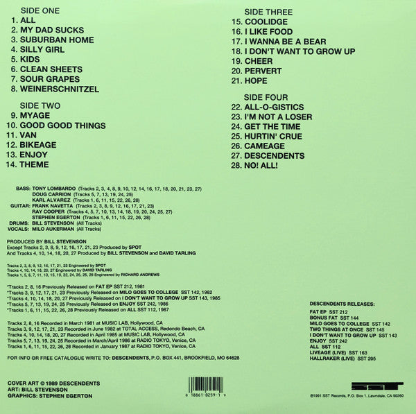 Descendents : Somery (2xLP, Comp, RP)