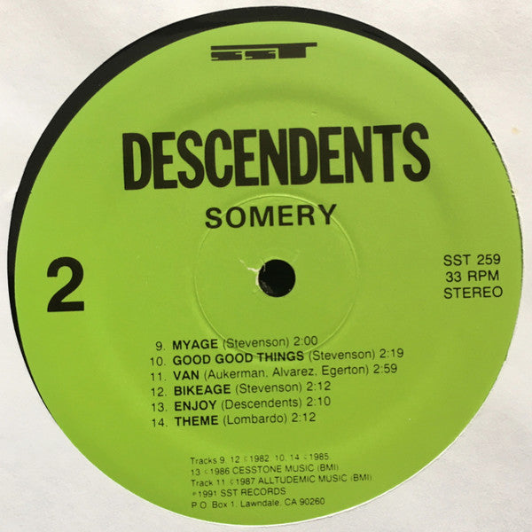 Descendents : Somery (2xLP, Comp, RP)