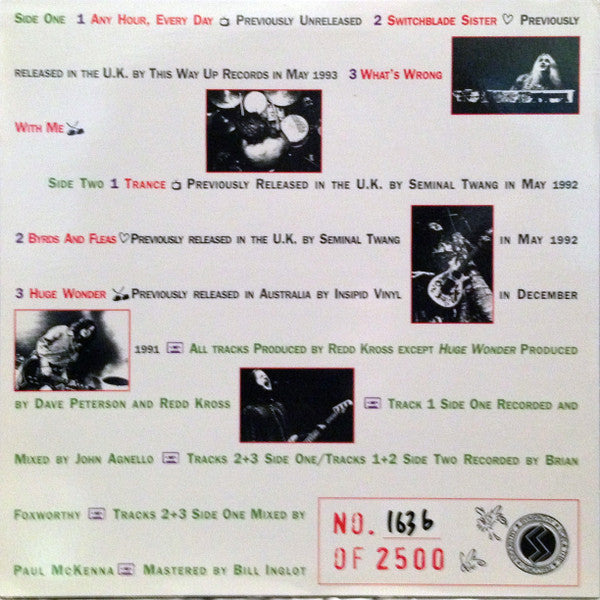 Redd Kross : 2500 Redd Kross Fans Can't Be Wrong (10", MiniAlbum, Comp, Ltd, Num)