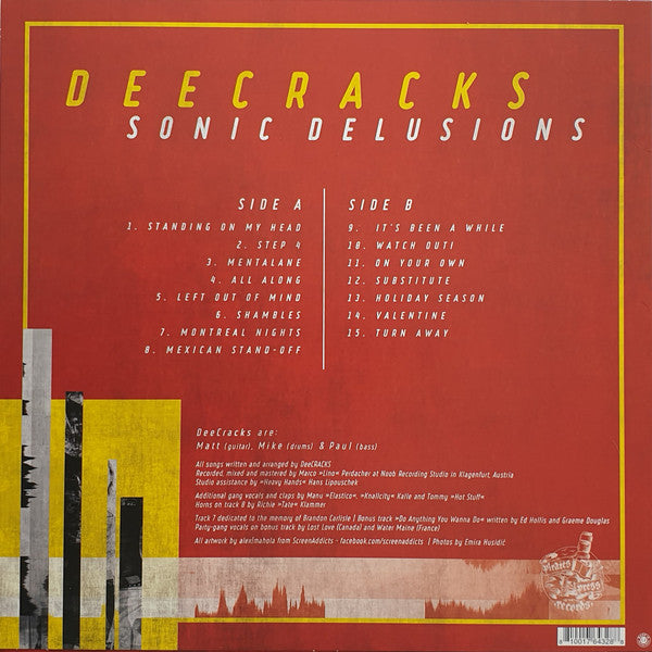 DeeCracks : Sonic Delusions (LP, Album, RP)