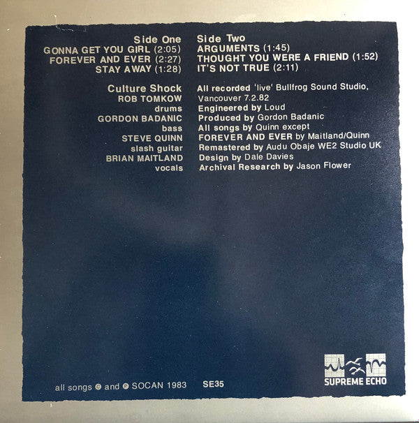 Culture Shock (11) : Forever + Ever (+ Ever) (7", EP, Dlx, RE, RM)