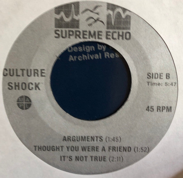 Culture Shock (11) : Forever + Ever (+ Ever) (7", EP, Dlx, RE, RM)