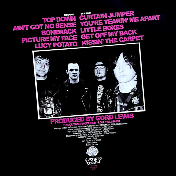 The Vapids : Teenage Heads (LP, Album, Tra)