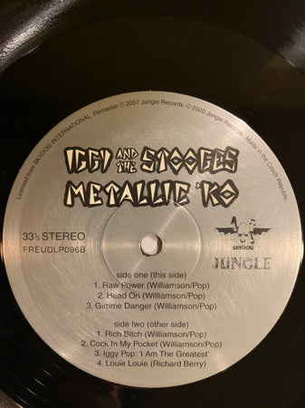Iggy And The Stooges* : Metallic 'KO (LP, Album, RE, RM)