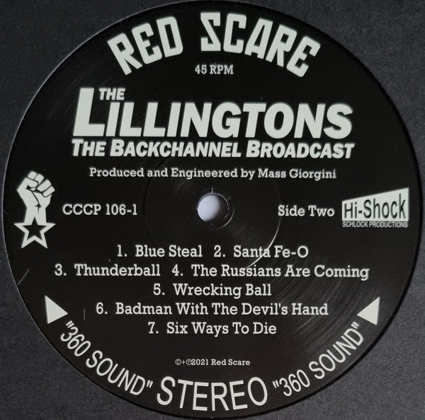 The Lillingtons : The Backchannel Broadcast (12", Album, RE, RM)