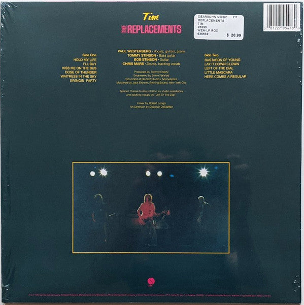 The Replacements : Tim (LP, Album, RE)