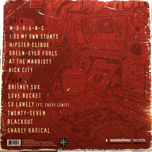 The Moröns : Today's Special (LP, Album, Red)