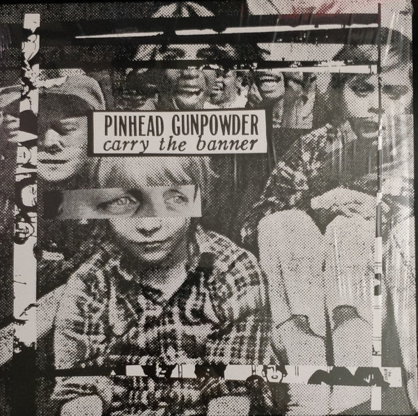 Pinhead Gunpowder : Carry The Banner (12", MiniAlbum, RE, Whi)