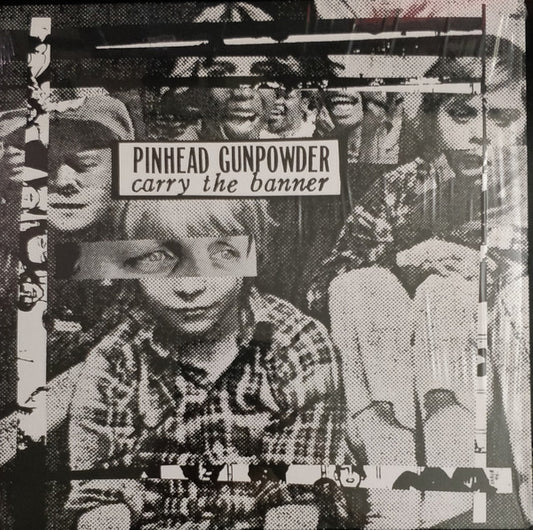 Pinhead Gunpowder : Carry The Banner (12", MiniAlbum, RE, Whi)