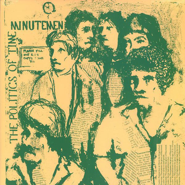 Minutemen : The Politics Of Time (LP, Album, RP)