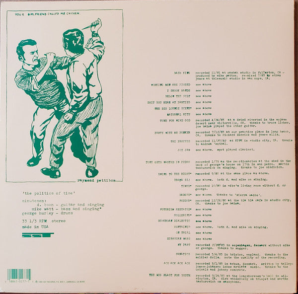 Minutemen : The Politics Of Time (LP, Album, RP)