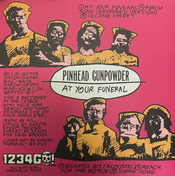Pinhead Gunpowder : At Your Funeral (7", EP, Yel)